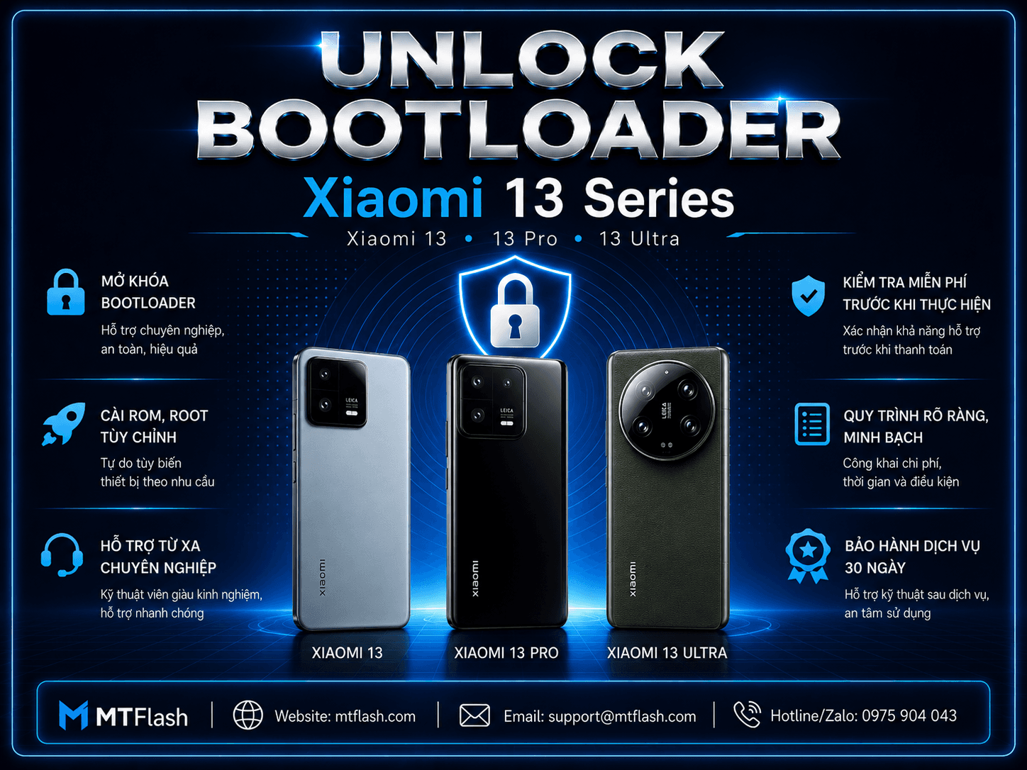 Unlock Bootloader Xiaomi 13 Series (Xiaomi 13, Xiaomi 13 Pro, Xiaomi 13 Ultra)