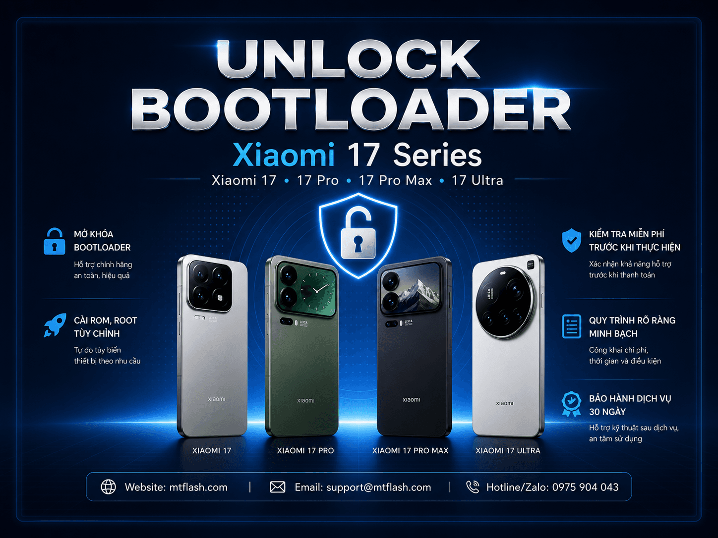 Unlock Bootloader Xiaomi 17 Series (Xiaomi 17, Xiaomi 17 Pro, Xiaomi 17 Pro Max, Xiaomi 17 Ultra)