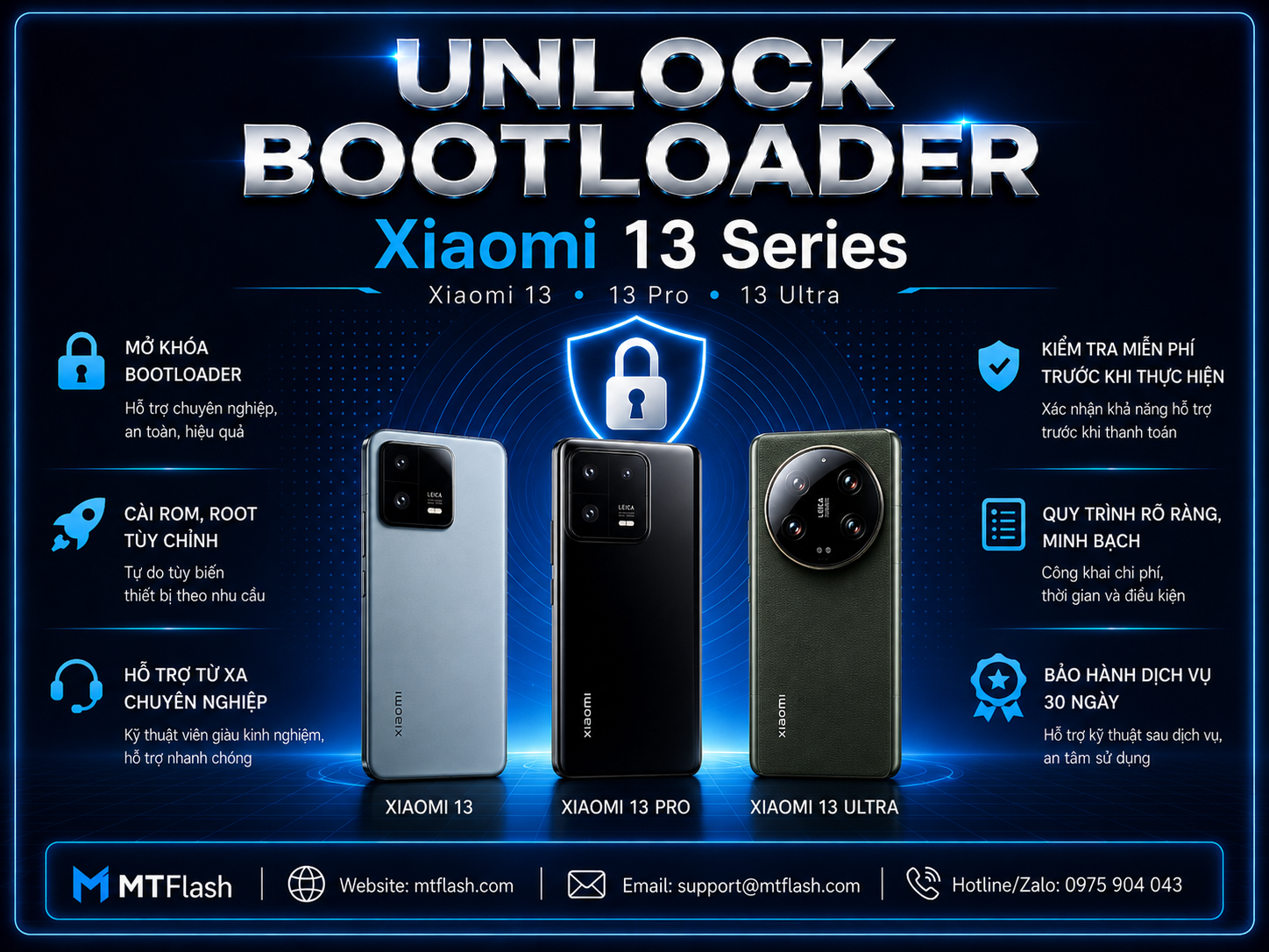 Unlock Bootloader Xiaomi 13 Series (Xiaomi 13, Xiaomi 13 Pro, Xiaomi 13 Ultra)