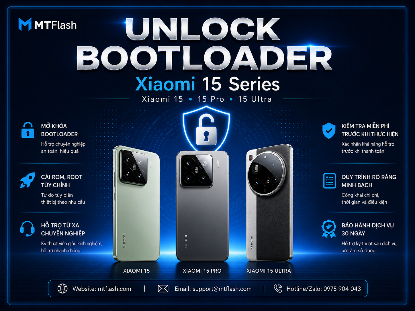 Unlock Bootloader Xiaomi 15 Series (Xiaomi 15, Xiaomi 15 Pro, Xiaomi 15 Ultra)