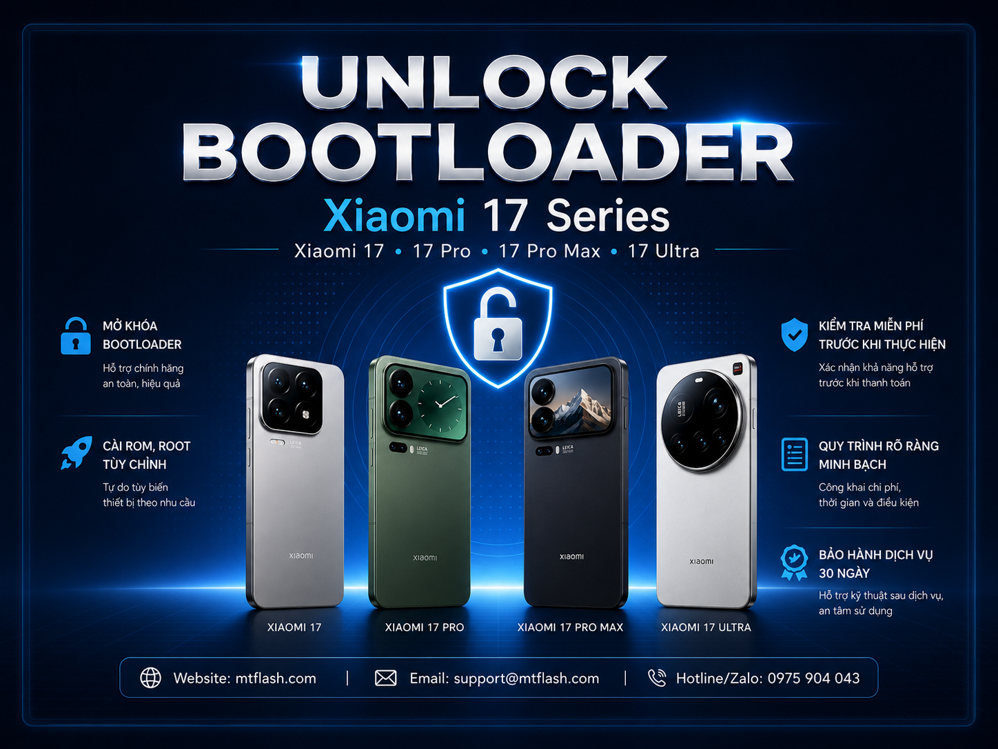 Unlock Bootloader Xiaomi 17 Series (Xiaomi 17, Xiaomi 17 Pro, Xiaomi 17 Pro Max, Xiaomi 17 Ultra)