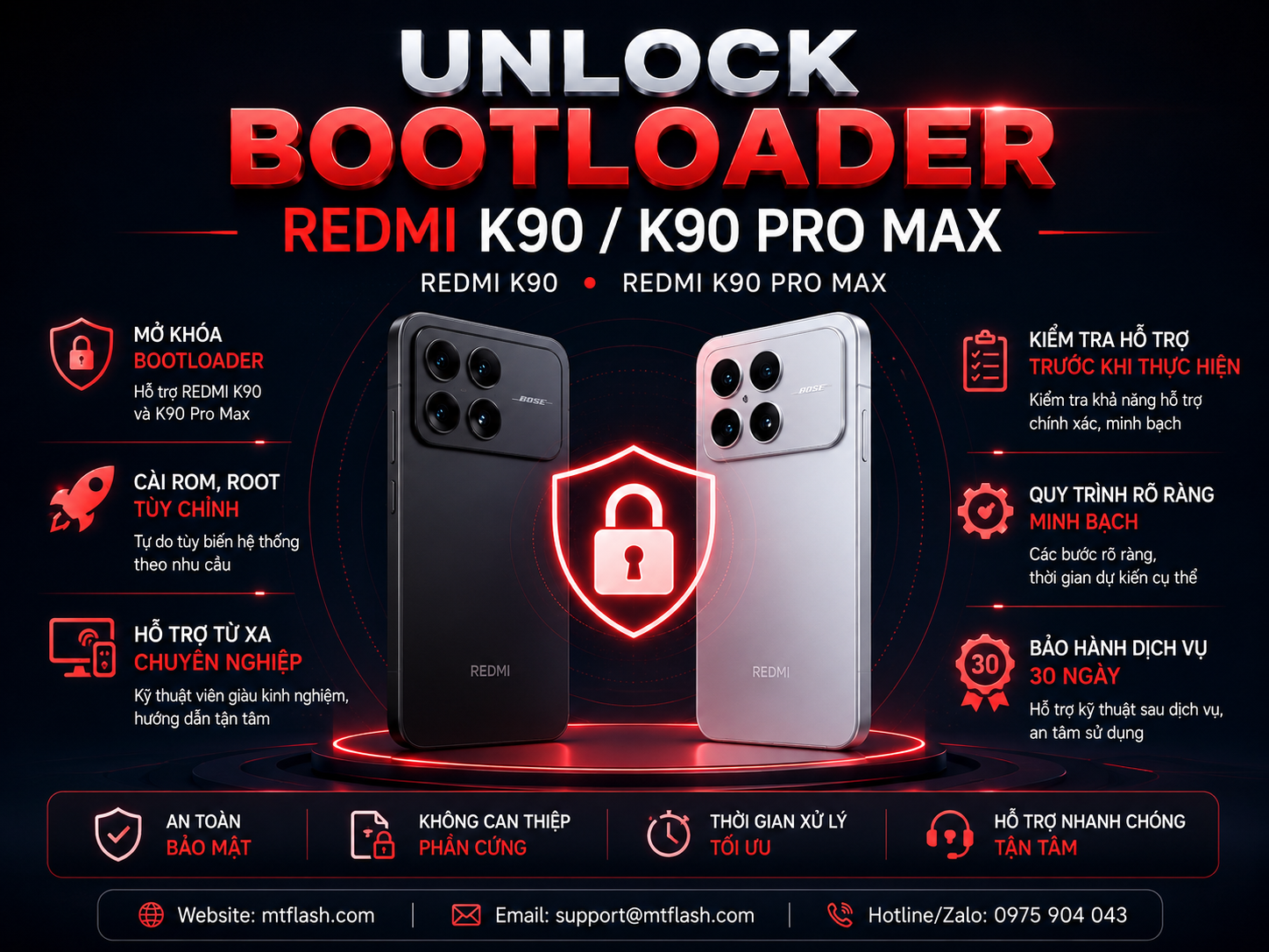 Unlock Bootloader REDMI K90 / K90 Pro Max